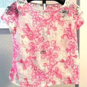 Anthropologie Crop Blouse